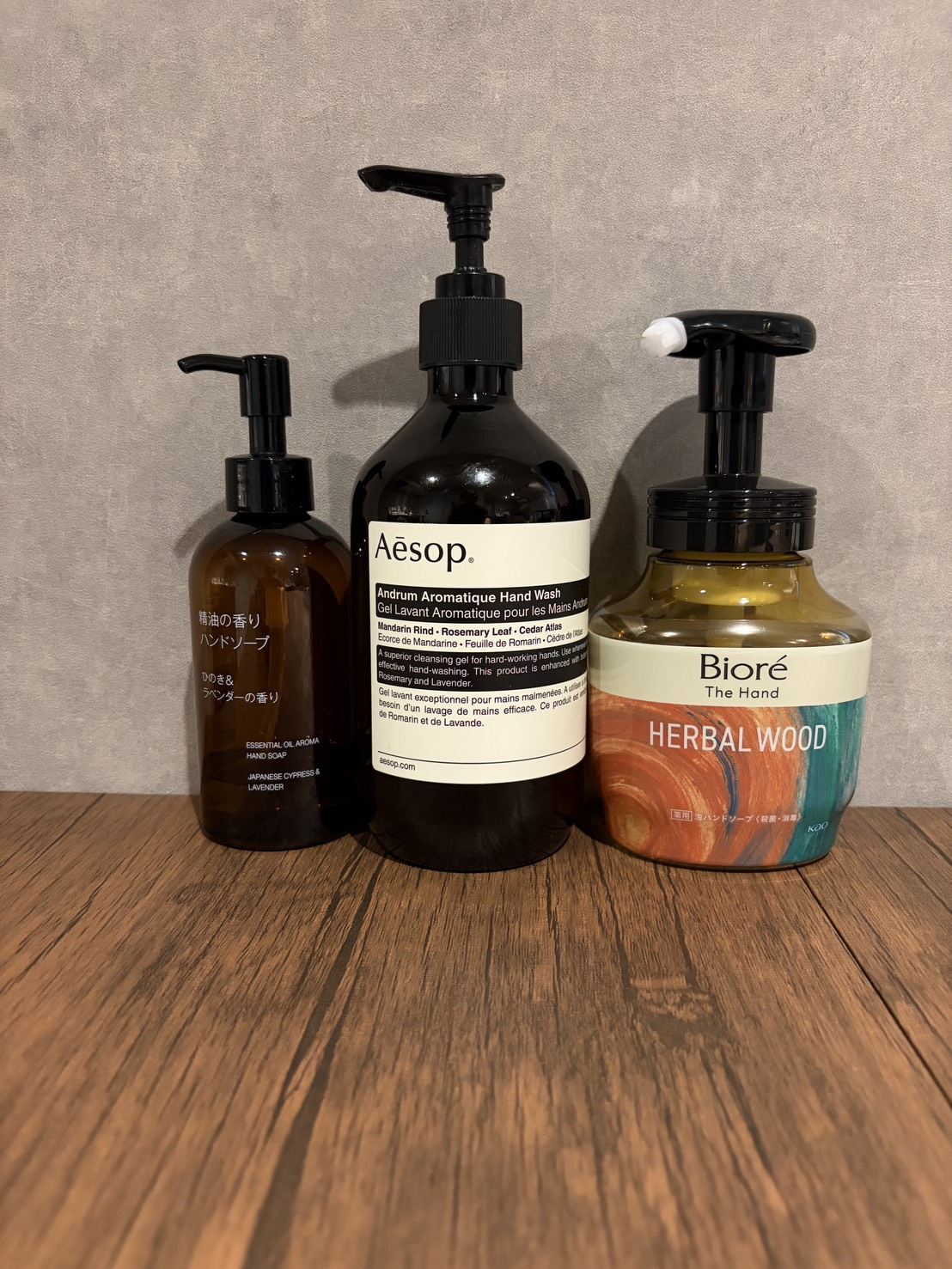 【ハンドソープ】Aesop（イソップ）・無印良品・ビオレ 　...の画像