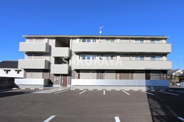 コンロ3口・エアコン2台の築浅2LDK。足利市朝倉町の設備を...の画像