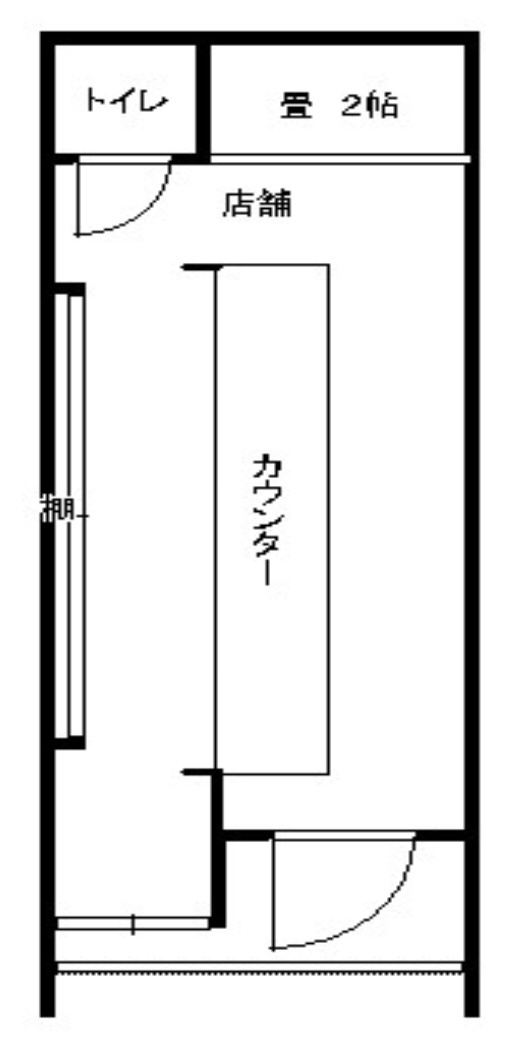西田辺駅前エリア！1階路面店舗！ラーメン店居抜き約9坪！の画像