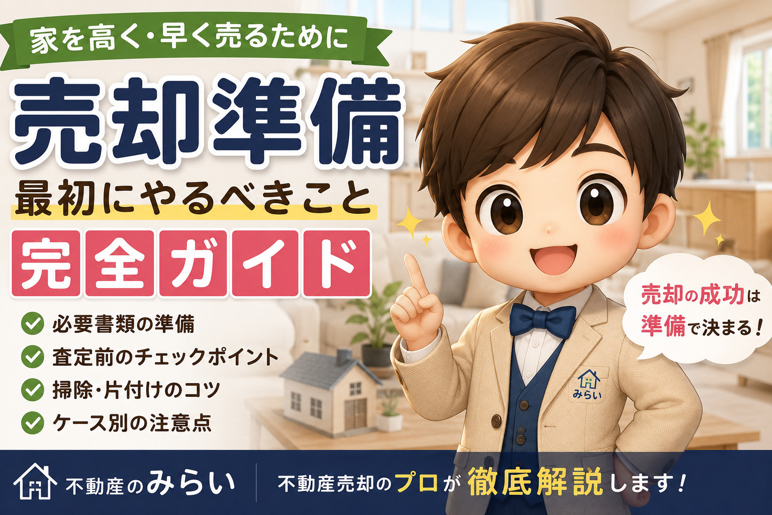 売却準備｜家を高く・早く売るために最初にやるべきこと完全ガイ...の画像