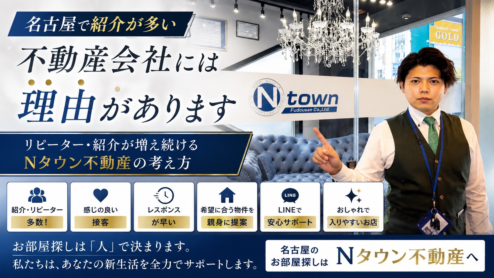 名古屋で紹介が多い不動産会社には理由があります｜リピーター・...の画像