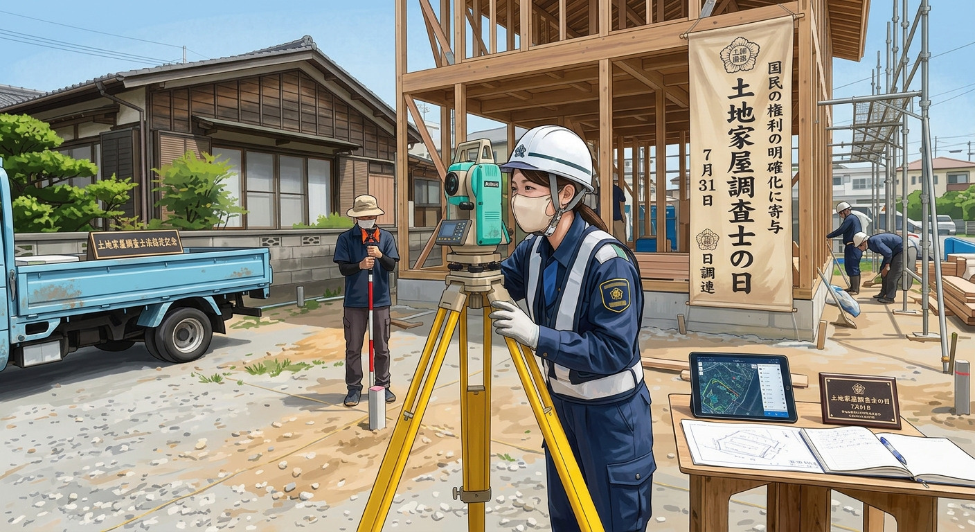 今日は　土地家屋調査士の日　ですの画像