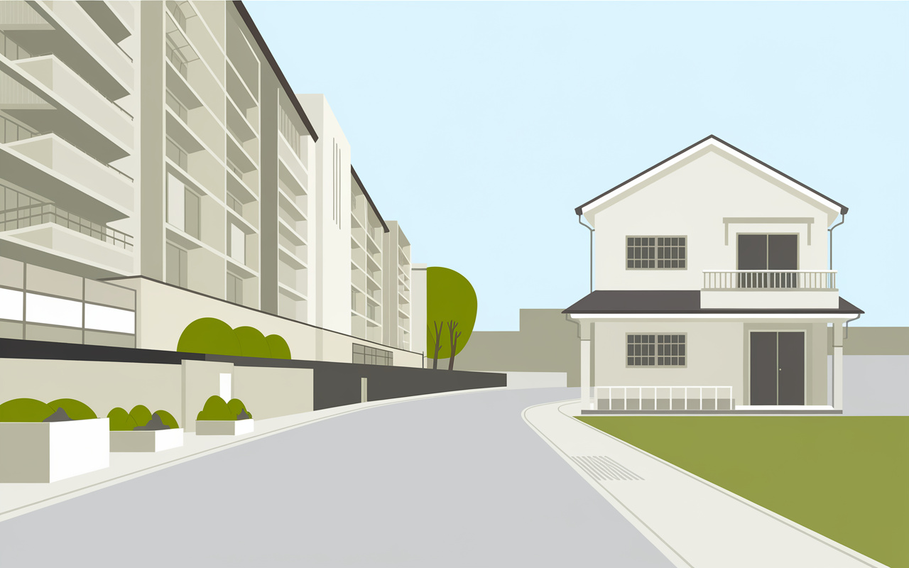 マンションと一戸建てどっちが良い？選び方のポイントを分かりや...の画像