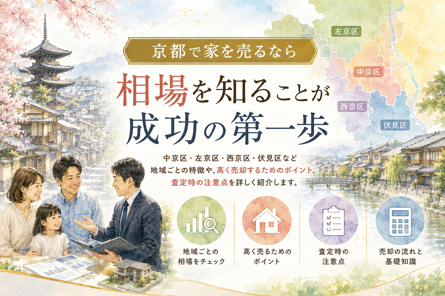 京都で家を売るなら知っておきたい！地域ごとの相場と売却のコツ...の画像