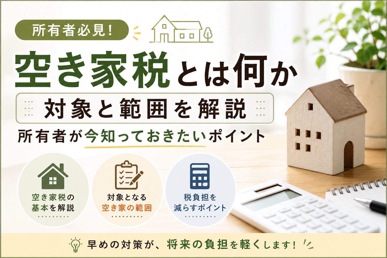 空き家税とは何か対象と範囲を解説！所有者が今知っておきたいポ...の画像