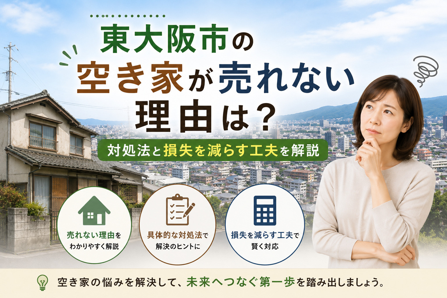 東大阪市の空き家が売れない理由は？対処法と損失を減らす工夫を...の画像