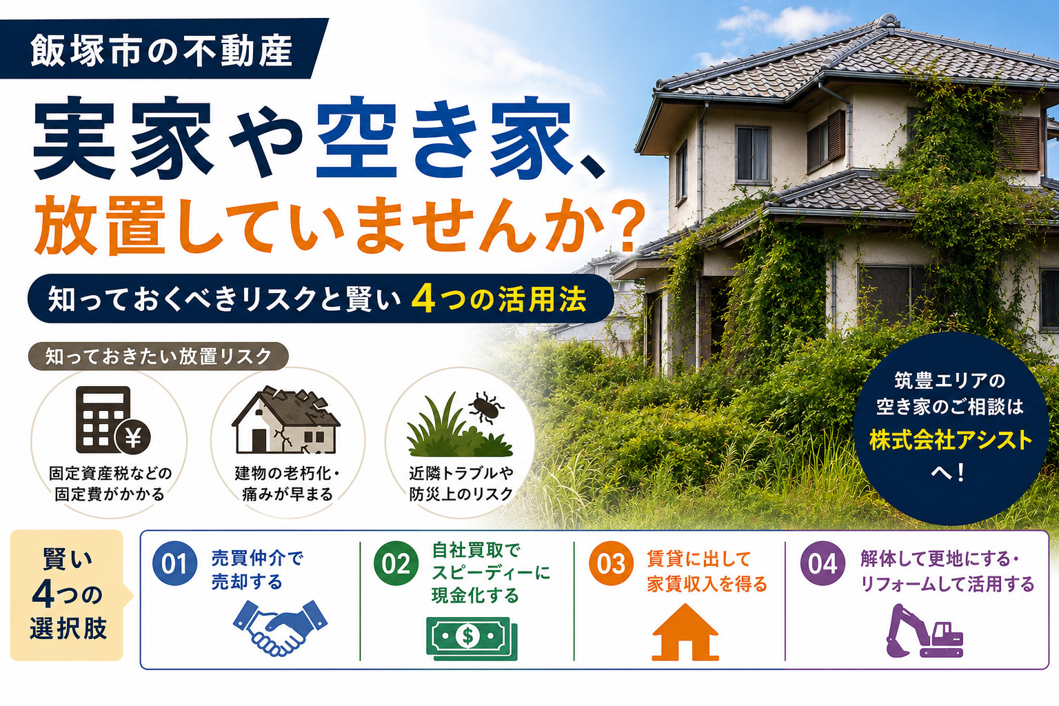 【飯塚市の不動産】実家や空き家、放置していませんか？知ってお...の画像