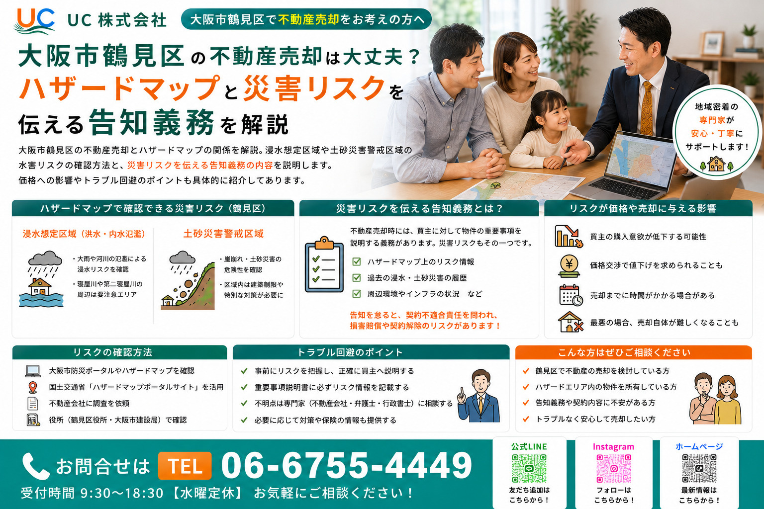 大阪市鶴見区の不動産売却は大丈夫？ハザードマップと災害リスク...の画像