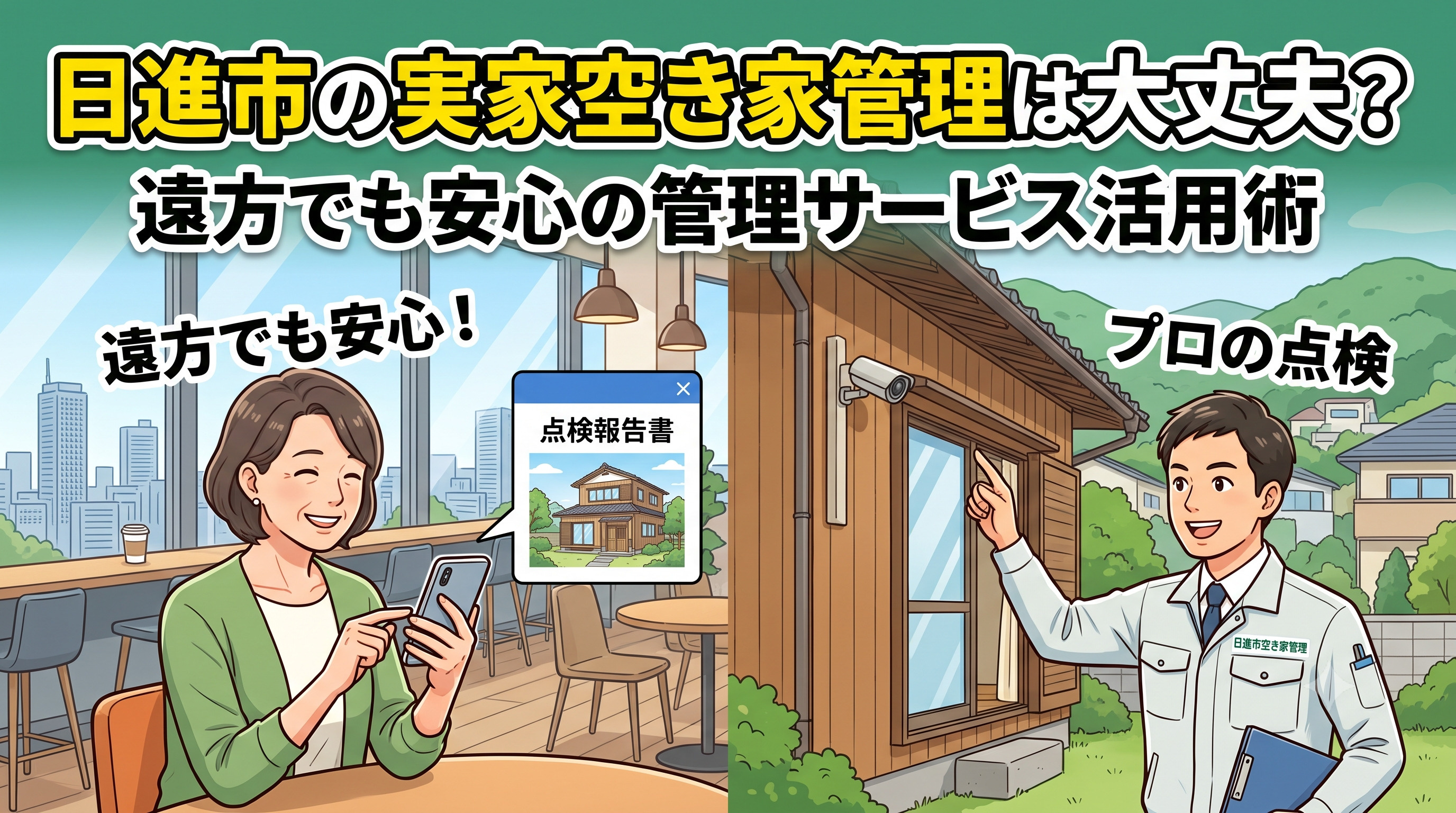 日進市の実家空き家管理は大丈夫？遠方でも安心の管理サービス活...の画像