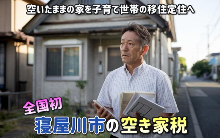 寝屋川市の空き家税とは？空き家流通促進税条例で流通していない...の画像