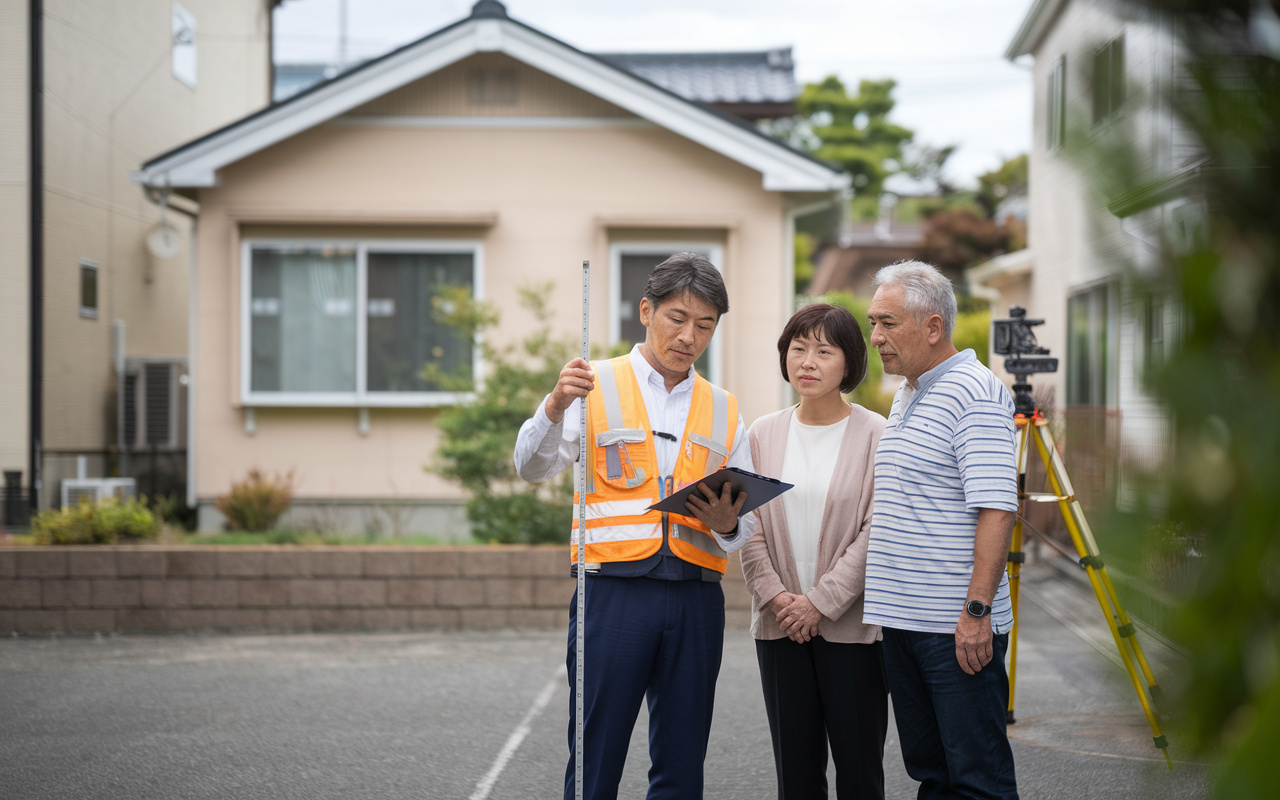 住吉区で不動産売却する前に測量は必要？境界トラブルを防ぎ安全...の画像