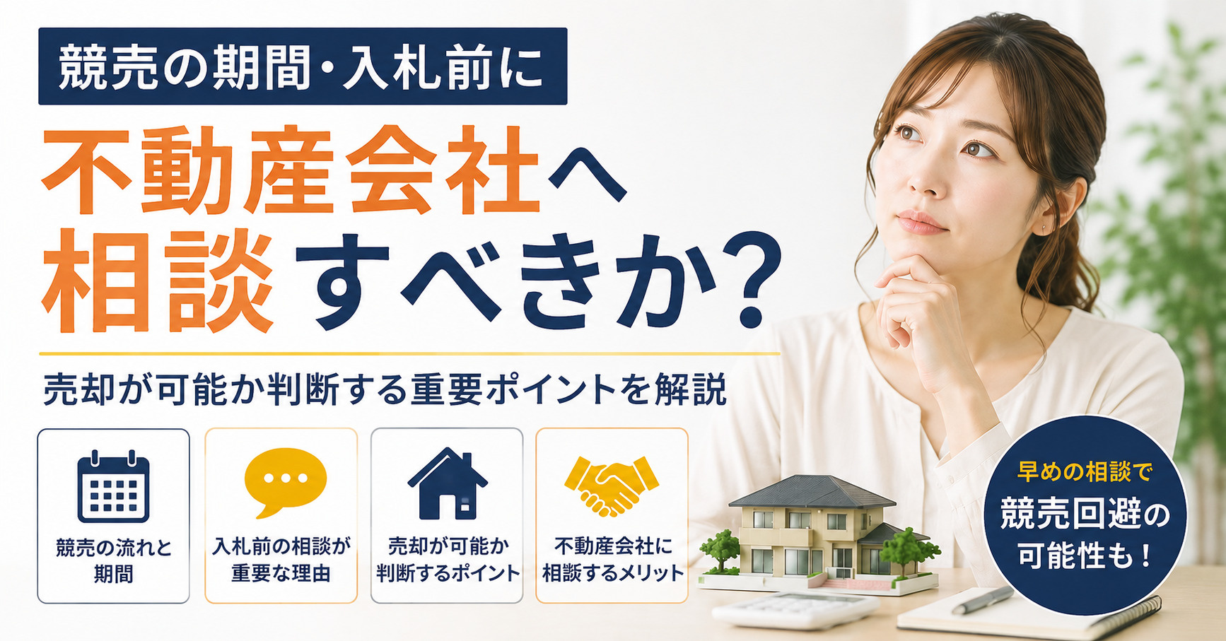 競売の期間入札前に不動産会社へ相談すべきか？売却が可能か判断...の画像