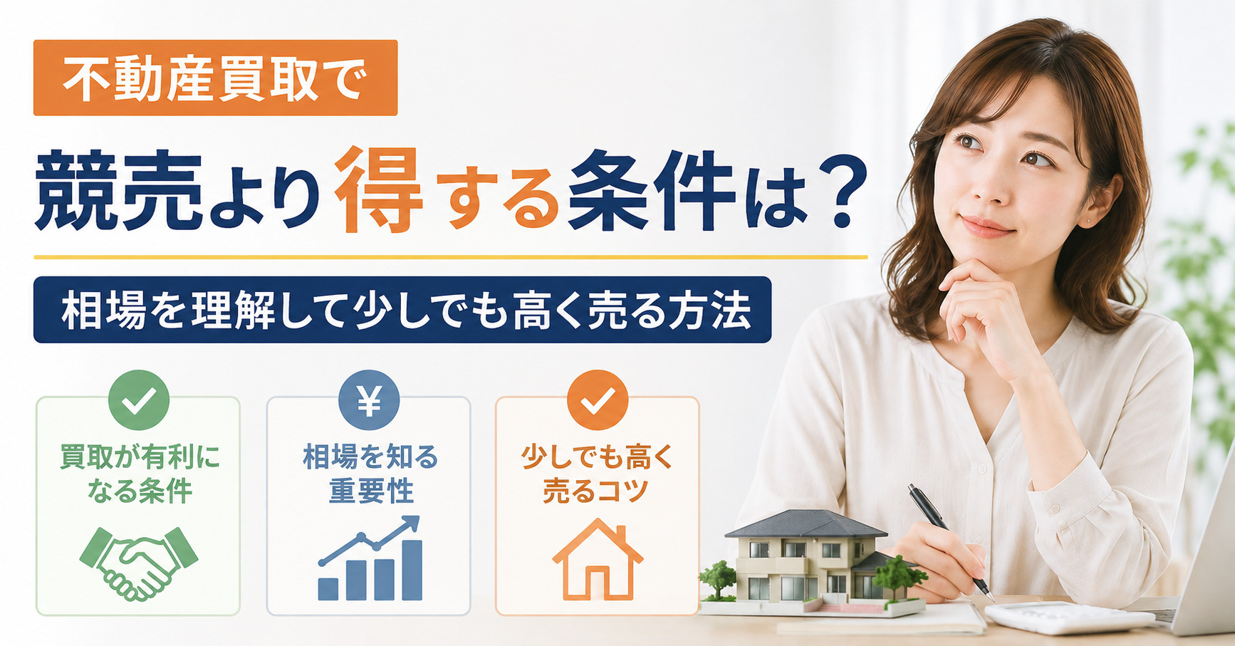 不動産買取で競売より得する条件は？相場を理解して少しでも高く...の画像