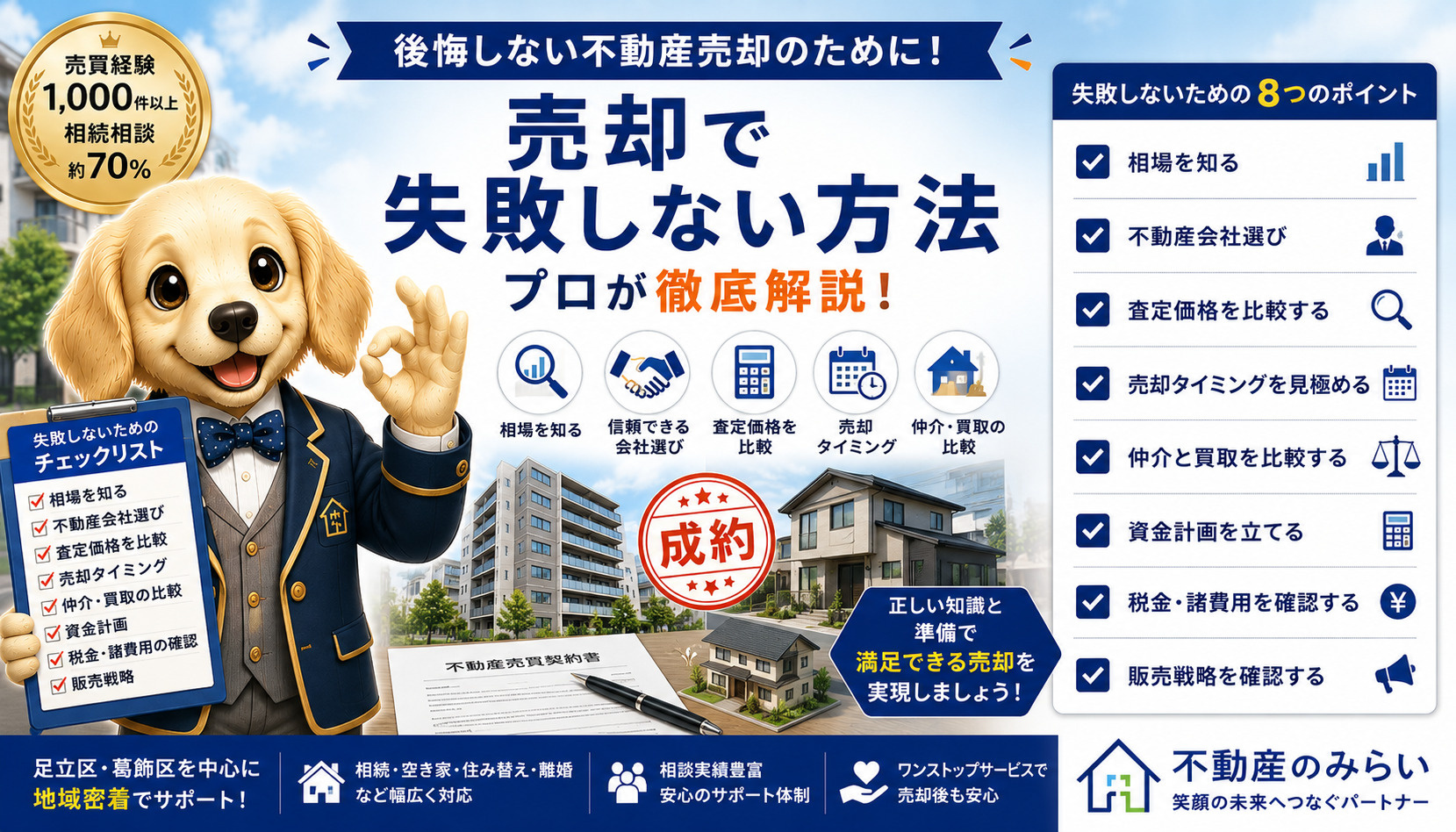 売却で失敗しない方法｜後悔しない不動産売却のために知っておく...の画像