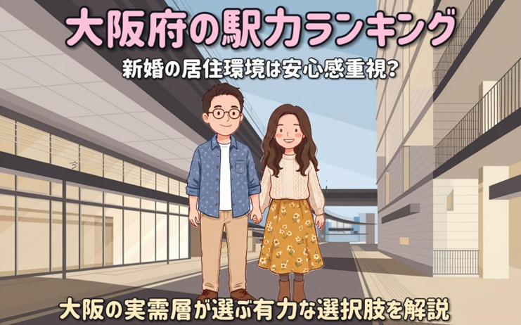 駅力ランキングで新婚の居住環境は安心感重視？大阪の実需層が選...の画像