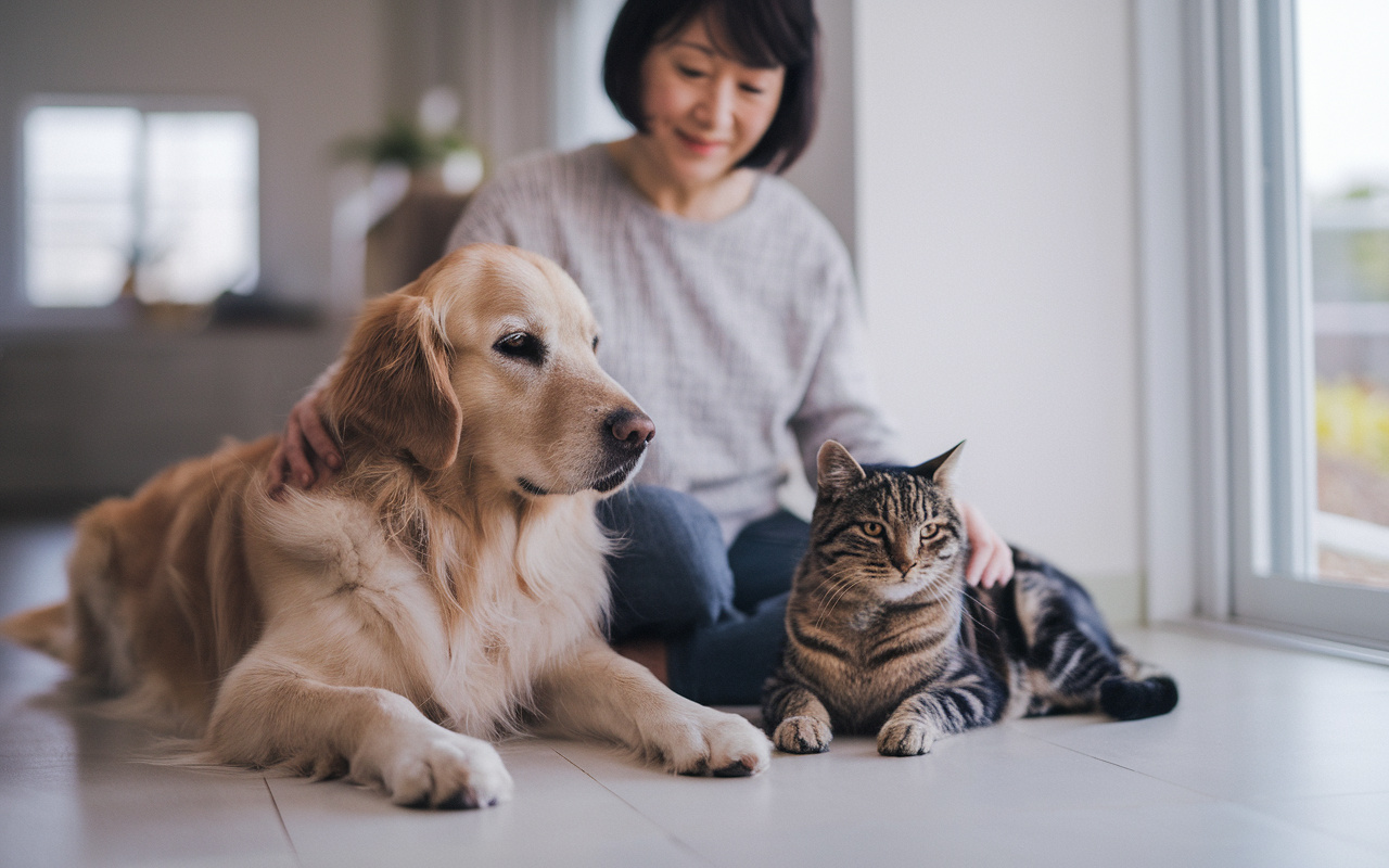 ペットと暮らす新築戸建ての工夫とは？高齢犬高齢猫にやさしいバ...の画像