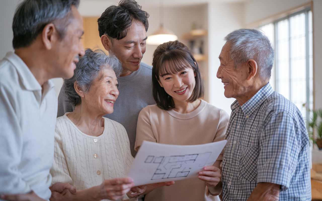 親と同居を考える夫婦必見 二世帯住宅で介護を見据えた間取りの...の画像