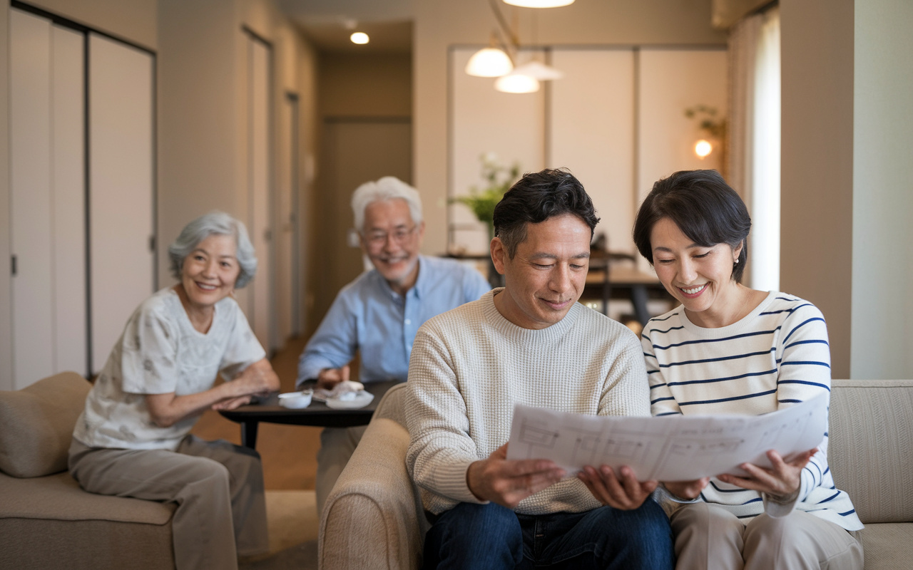 二世帯住宅の同居型で悩む方必見？家族のプライバシーを確保する...の画像