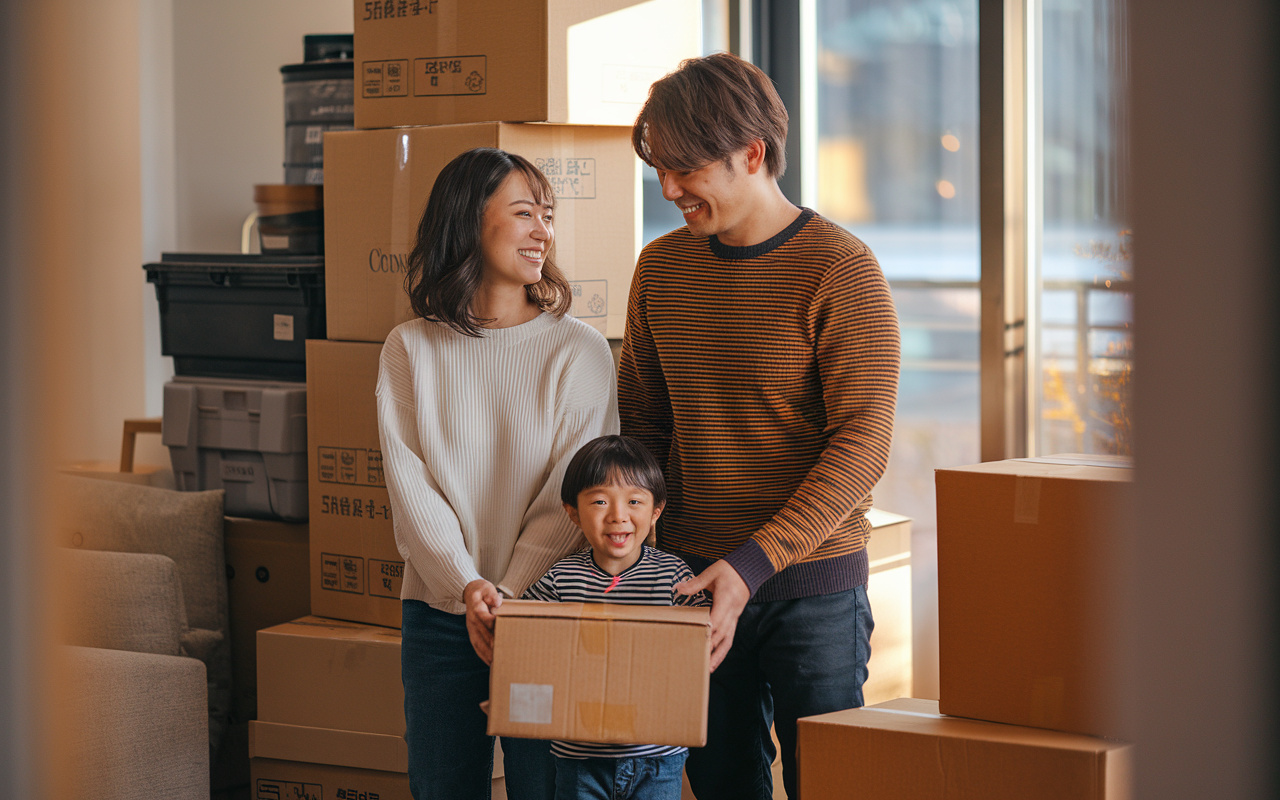 子育て世帯の秋の引っ越しはベストシーズン？家族で無理なく住み...の画像