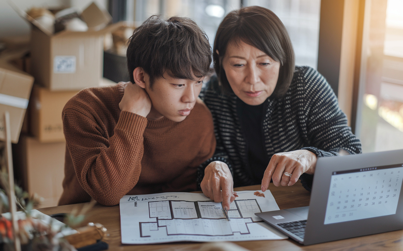 学生マンションは秋から探すべきか？引っ越し予約の最適な時期を...の画像