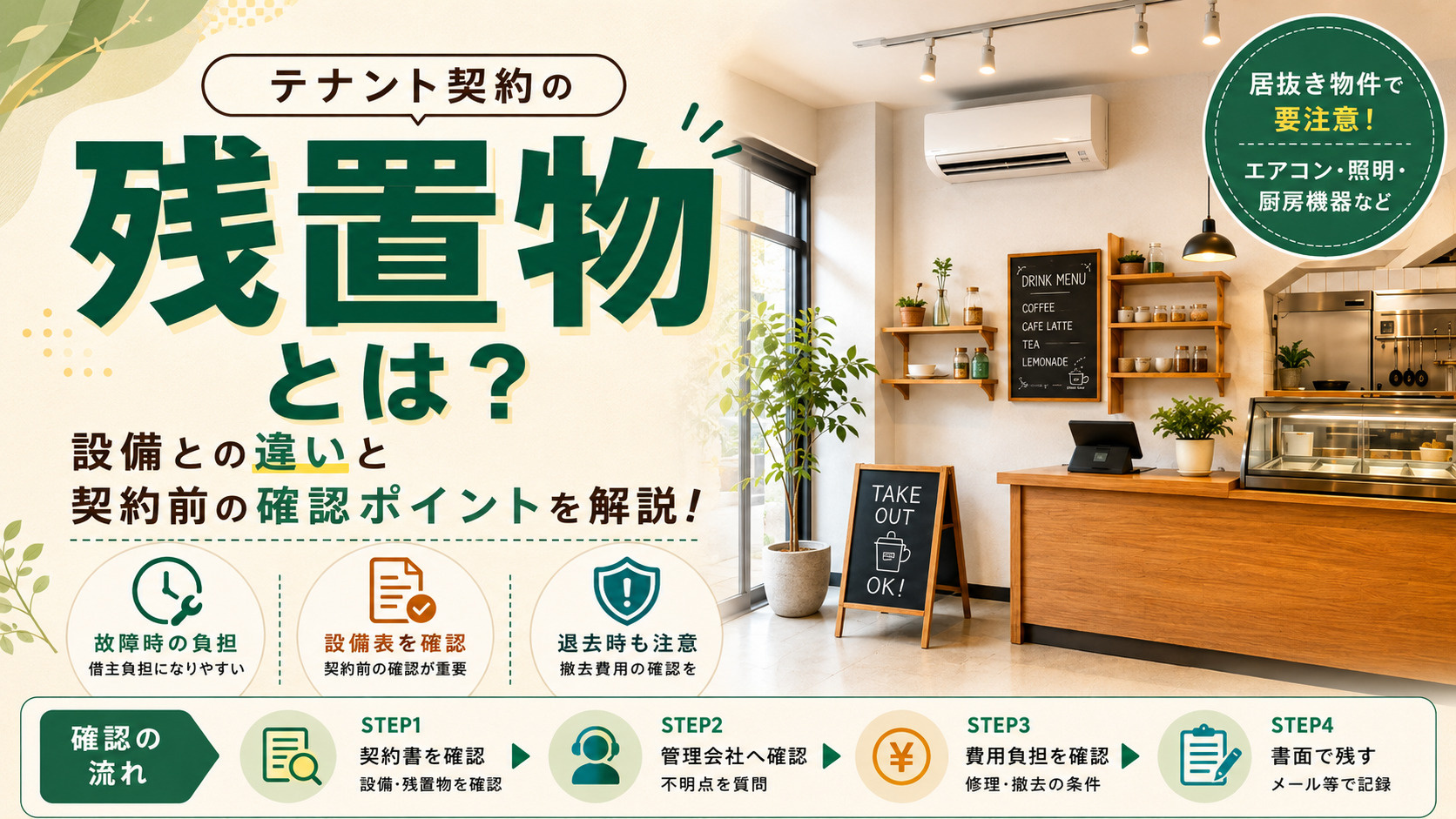 残置物とは？設備と残置物の違いについて、故障したときの対処法...の画像