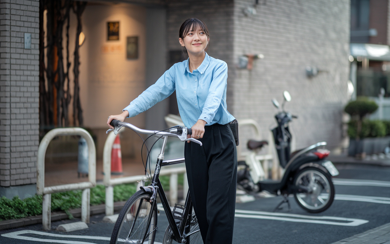 宝塚市で賃貸を探すなら必見の駐輪場あり物件！自転車と原付通勤...の画像