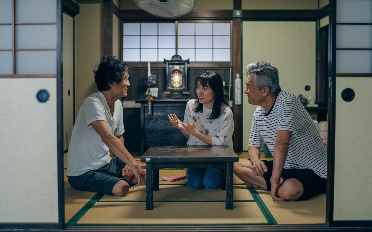 明石市へのお盆帰省で実家売却を話すべきか？家族で冷静に話し合...の画像