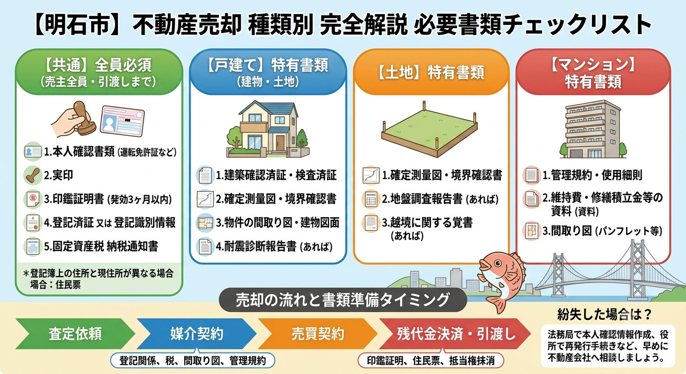 権利証が見つからない…明石市の不動産売却書類の準備と紛失時の...の画像