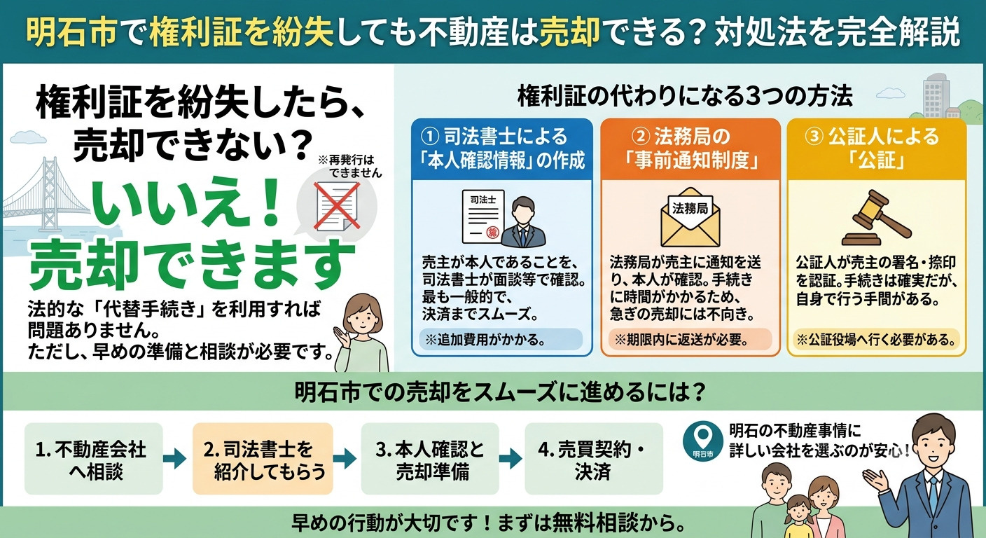 6. 権利証がない！明石市で不動産を売却する前に知っておくべ...の画像
