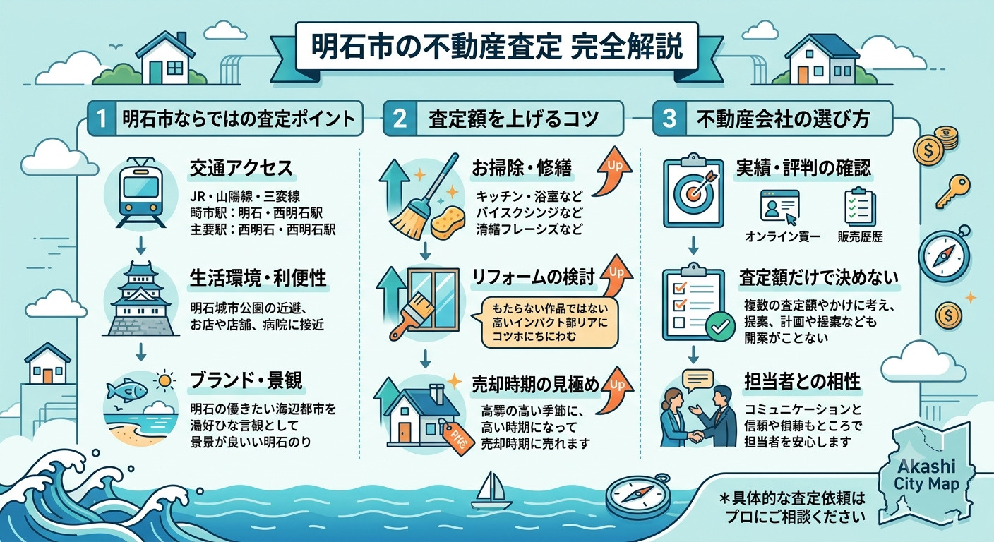 「査定額はどうやって決まる？」明石市の不動産査定のポイントを...の画像