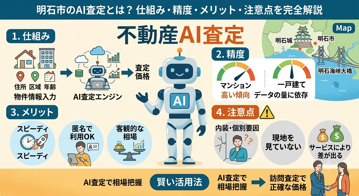 明石市のAI査定とは？仕組み・精度・メリット・注意点をプロが...の画像