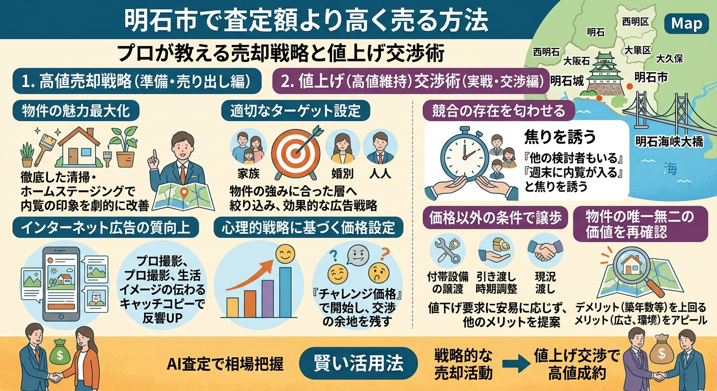 あいある不動産が解説｜明石市で査定額を超えて売却するための戦...の画像