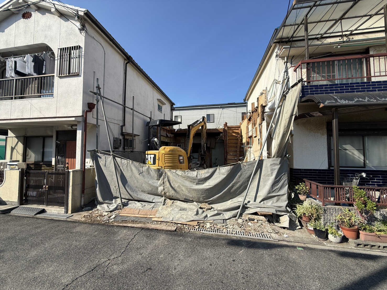 【解体工事】泉大津市東雲町の解体工事始まりました(^^)vの画像