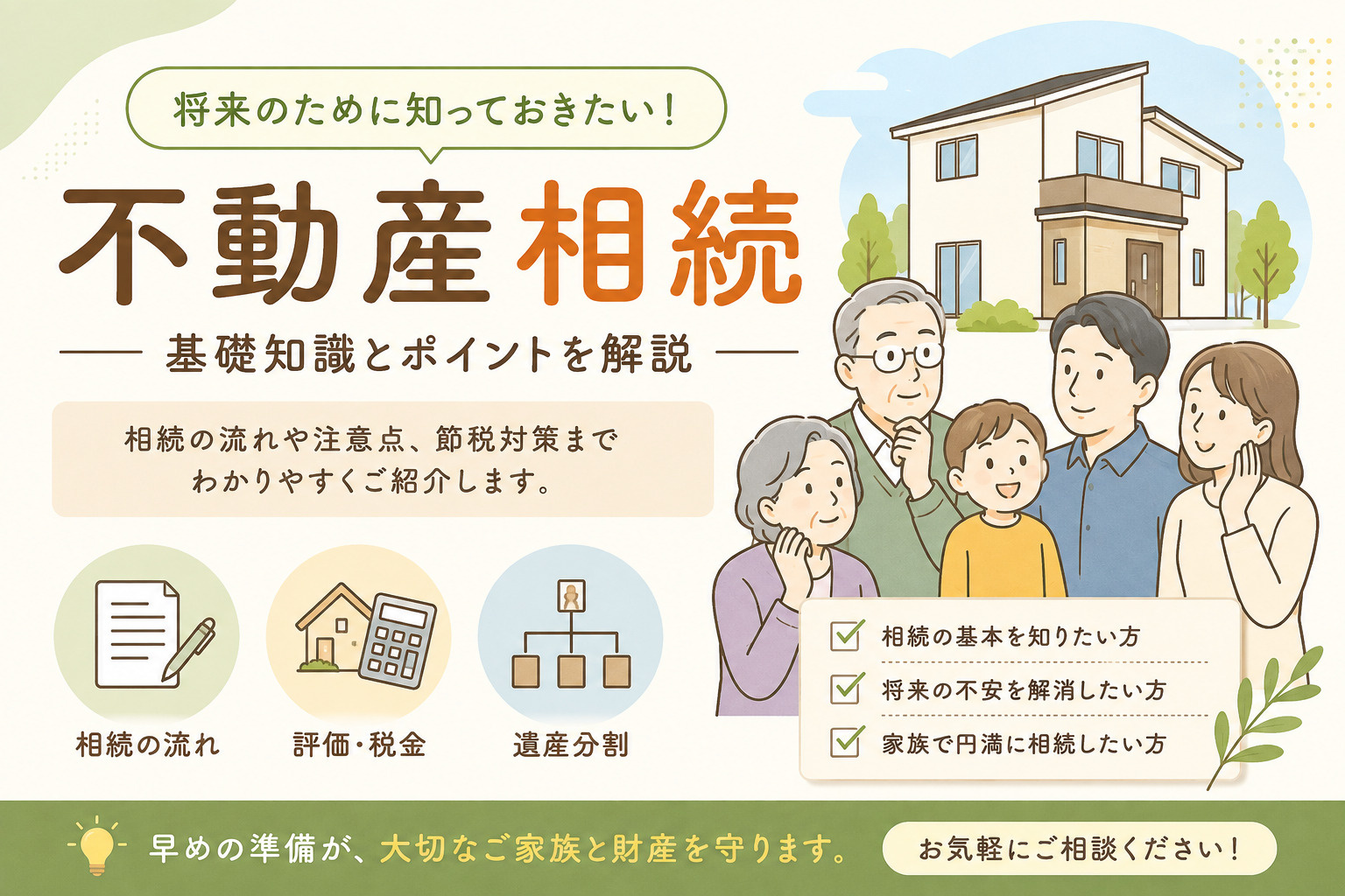 不動産相続どうする？の画像