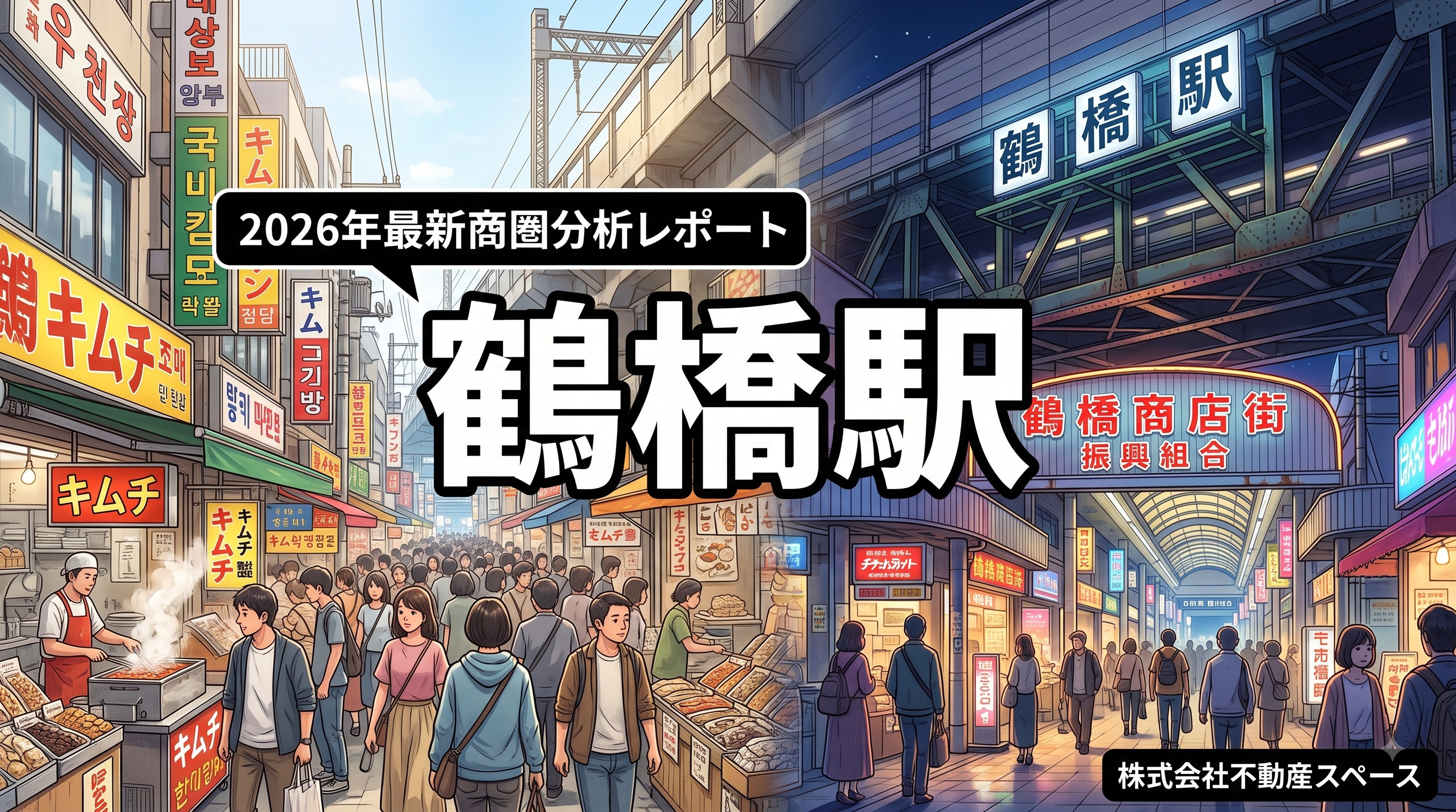 鶴橋駅の飲食店出店ポテンシャルを徹底分析｜西日本最大級コリア...の画像