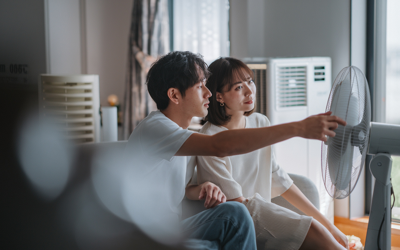 サーキュレーターでエアコン効率化！電気代節約の効果と使い方の...の画像