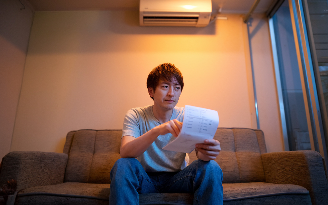 ワンルーム賃貸のエアコン電気代はいくら？ひと月の目安と今すぐ...の画像