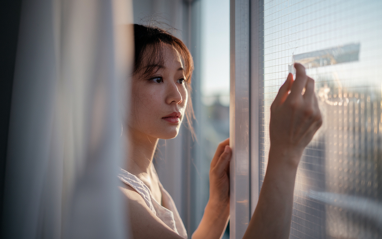 賃貸の西日がつらい方必見？剥がせる窓シートで失敗しない対策術...の画像