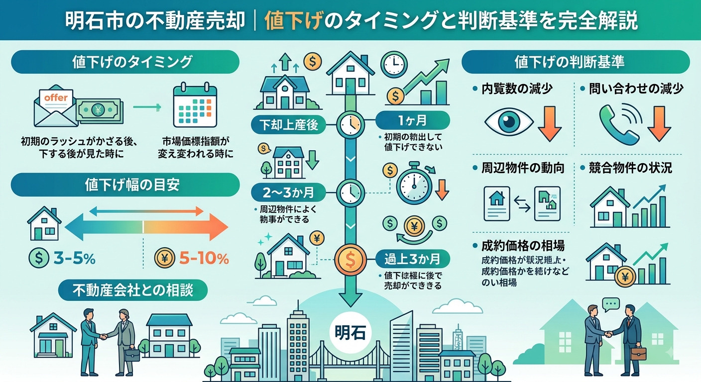 明石市の売却値下げ完全ガイド2025｜判断基準・適切な幅・値...の画像