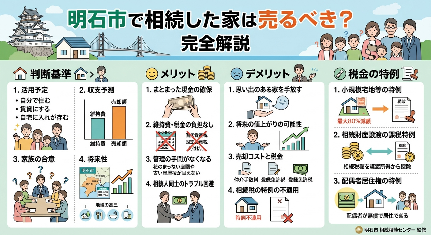 明石市で親の家を相続したら読む記事｜売る・貸す・維持するを徹...の画像