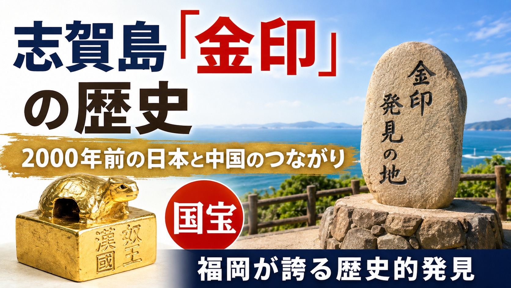 志賀島「金印」の歴史｜福岡が誇る国宝の謎と発見秘話をわかりや...の画像
