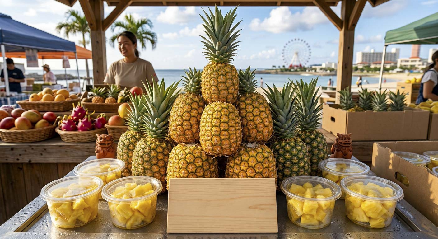 今日は　パイナップの日ですの画像