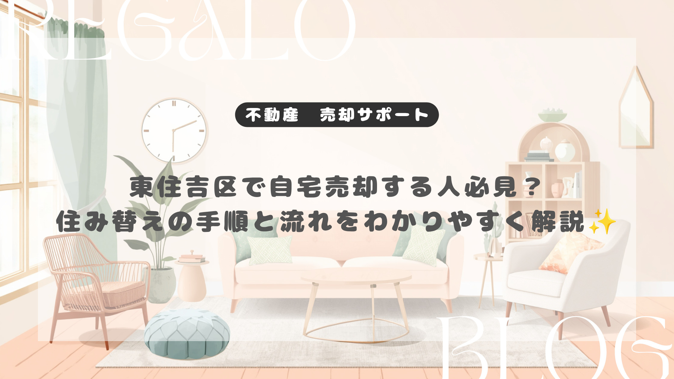 東住吉区で自宅売却する人必見？住み替えの手順と流れをわかりや...の画像
