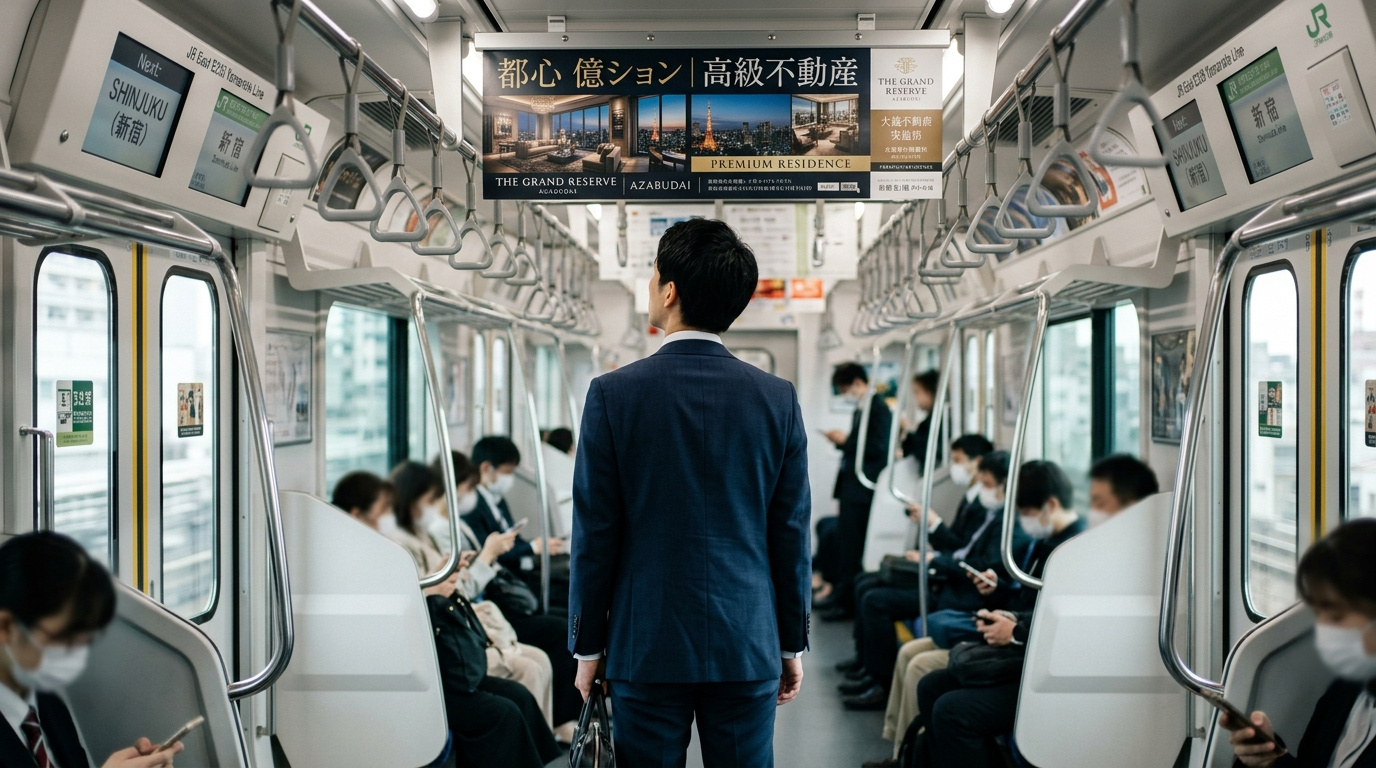 電車の不動産広告、申し込みまでの「勝負タイム」は◯分だった!...の画像