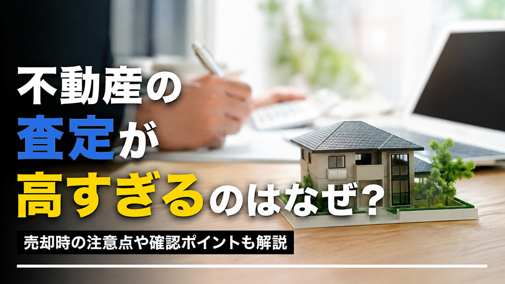 不動産の査定が高すぎるのはなぜ？売却時の注意点や確認ポイント...の画像
