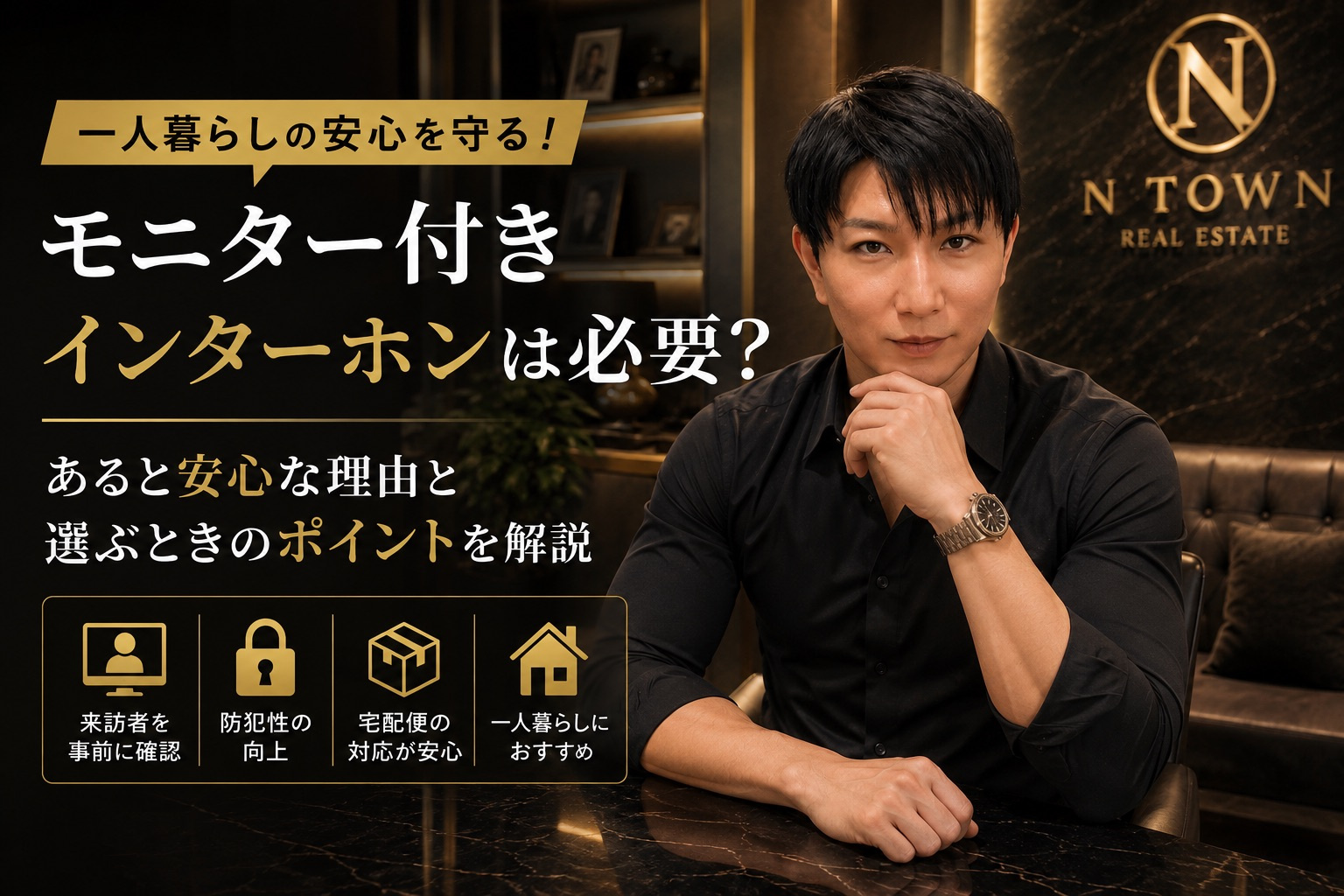モニター付きインターホンは必要？一人暮らしであると安心な理由...の画像