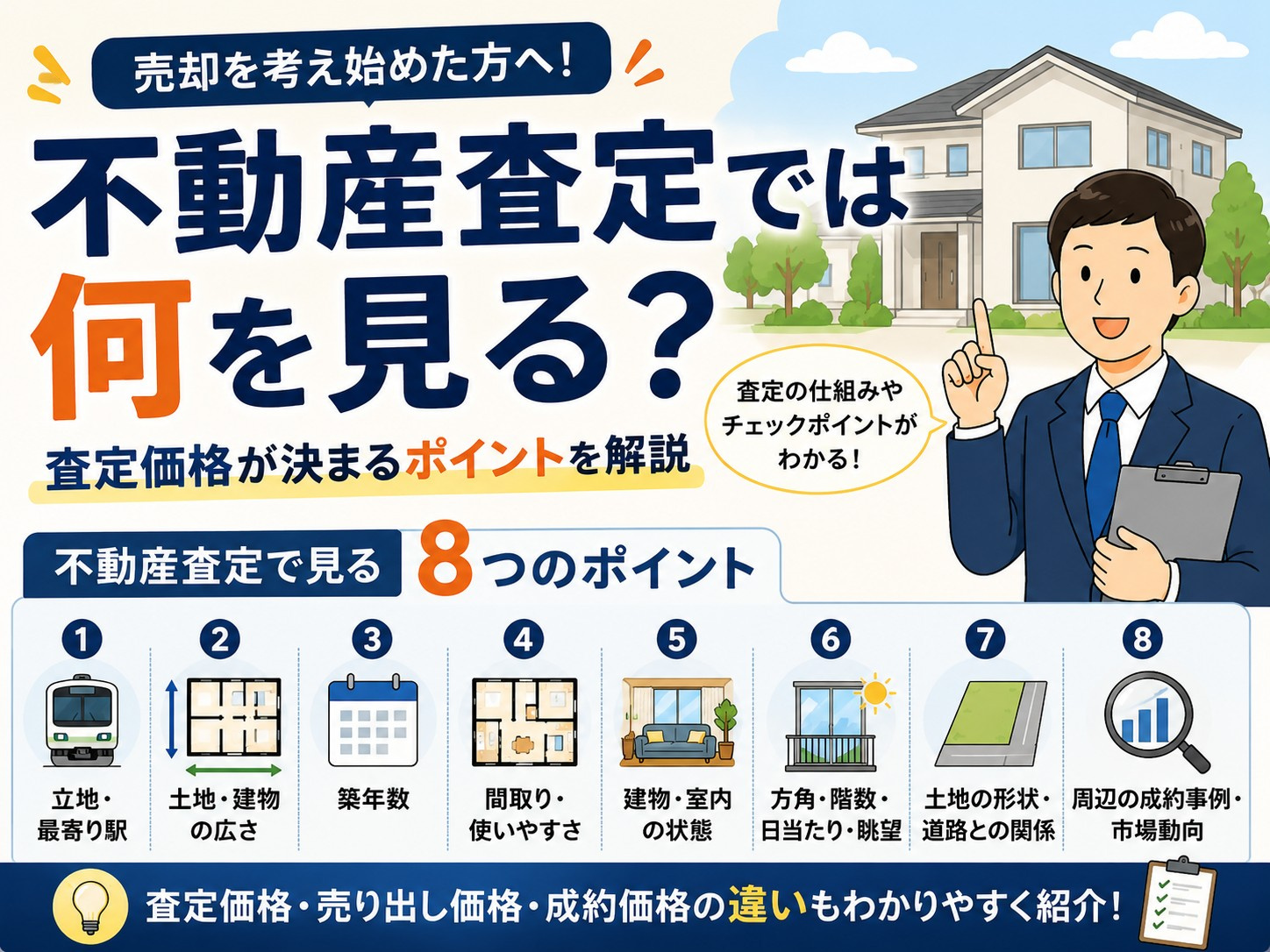不動産査定では何を見る？査定価格が決まるポイントを解説の画像