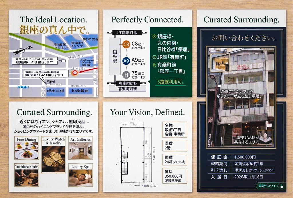 銀座3丁目　貸店舗・事務所の画像