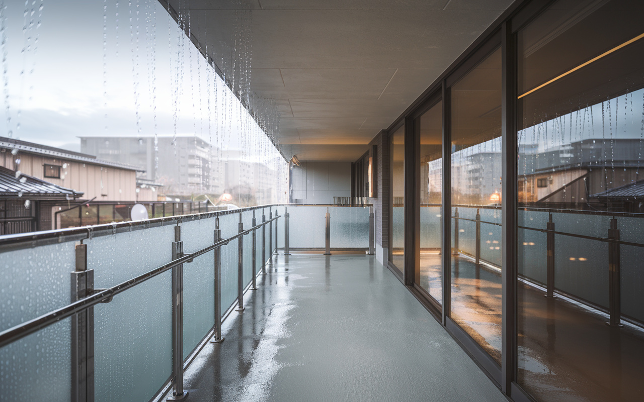 豪雨対策は賃貸マンションのベランダ排水が重要？浸水を防ぐ具体...の画像