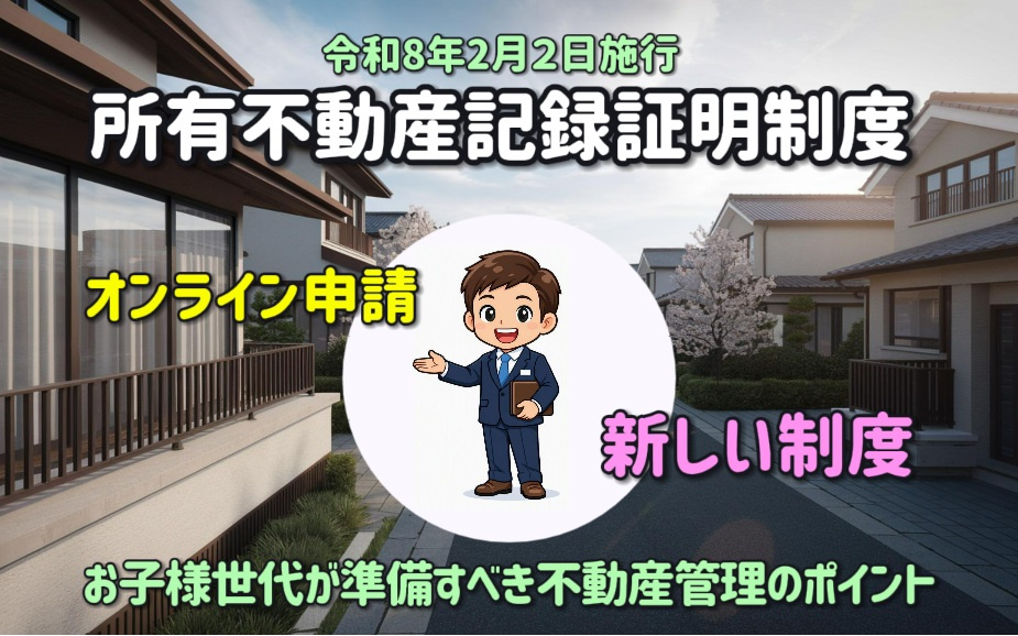 所有不動産記録証明制度とは？負担を軽減しデジタル情報で土地利...の画像